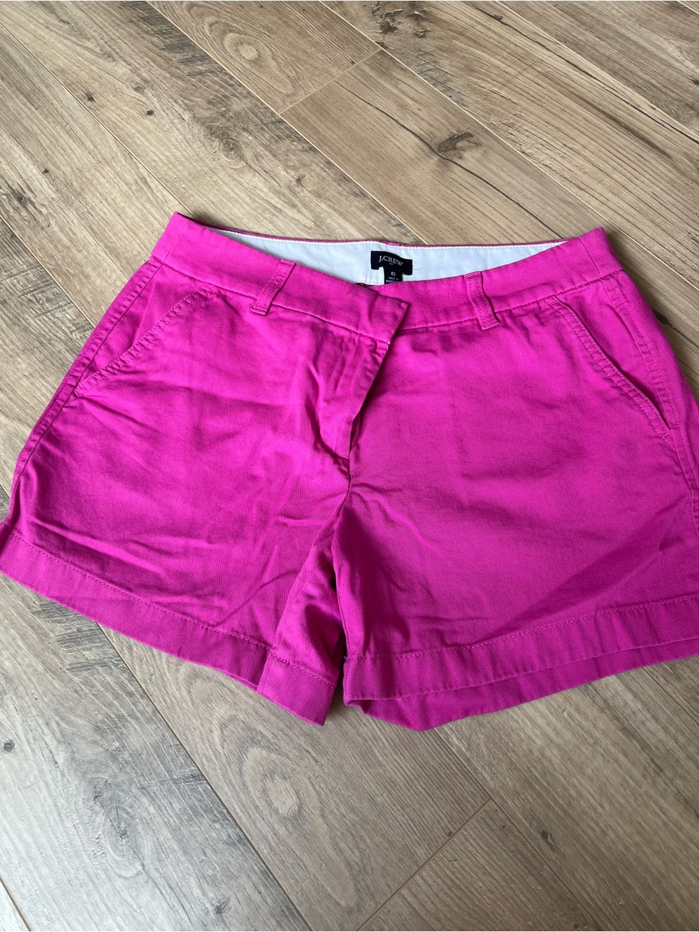 J. Crew Pink Chino Women's Shorts Size 8